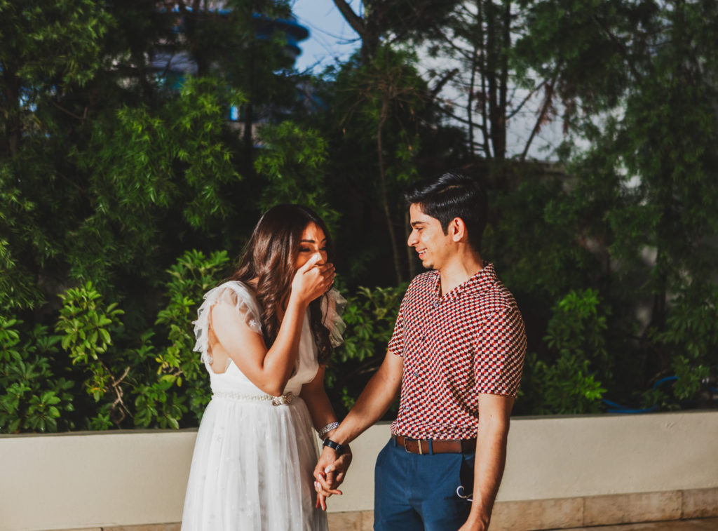 romantic proposal at hyatt trinidad