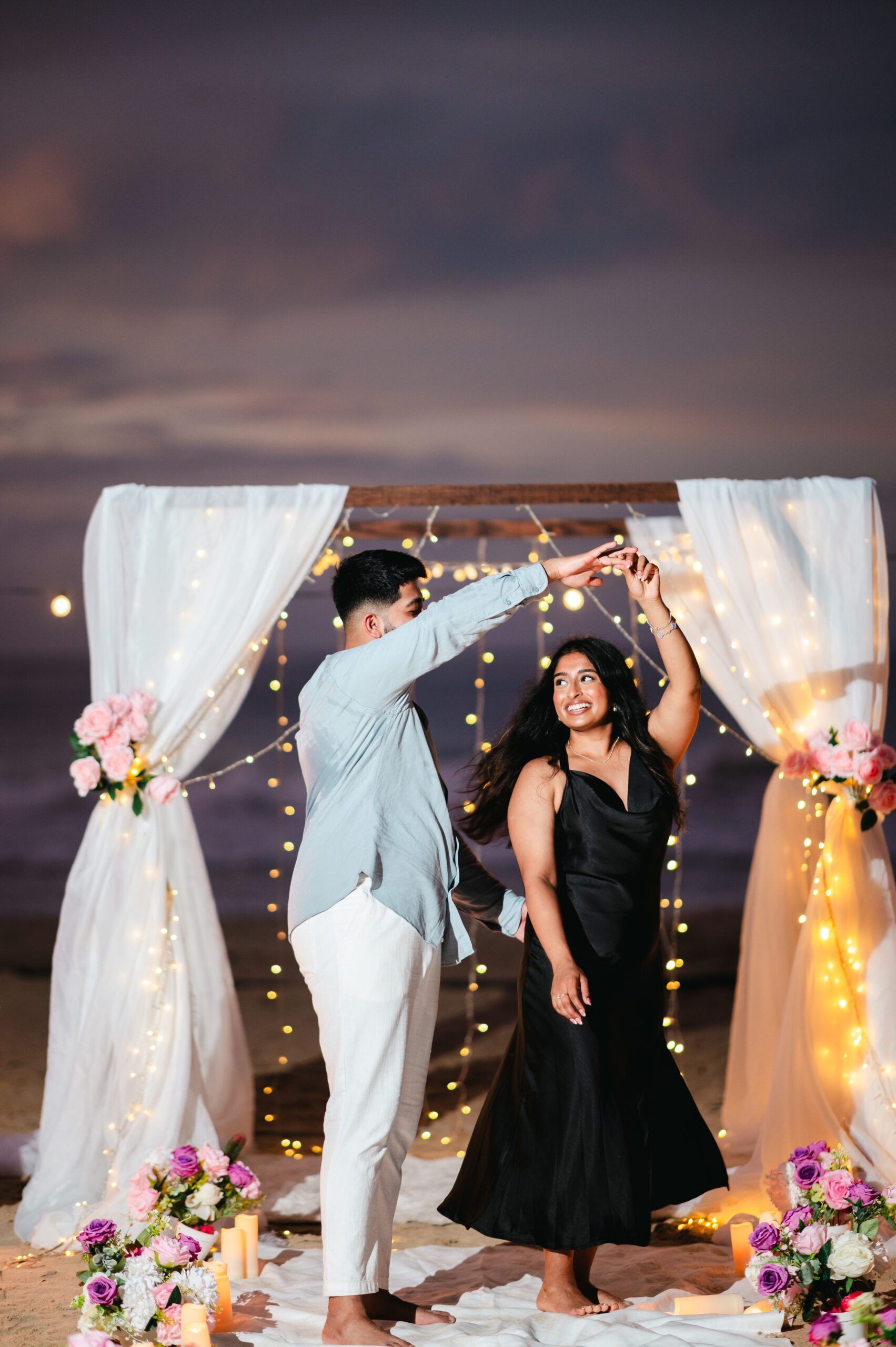 Proposal at Maracas Beach, Trinidad and Tobago