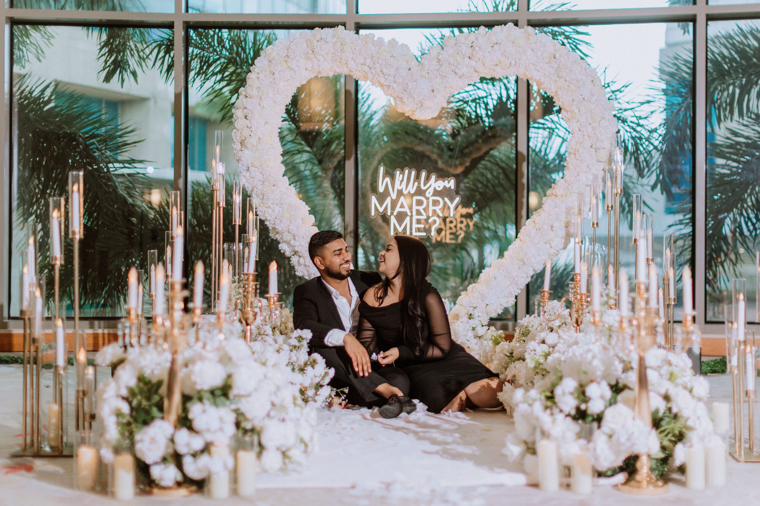 Beautiful proposal at Hyatt Regency Trinidad, Port of Spain Auditorium