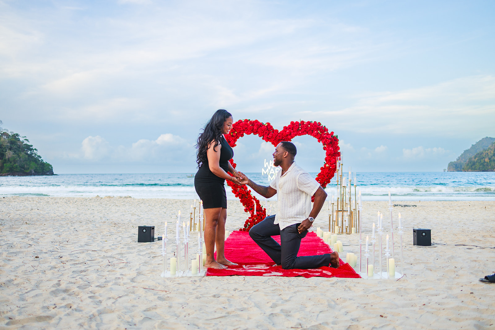 Proposal at Maracas Beach