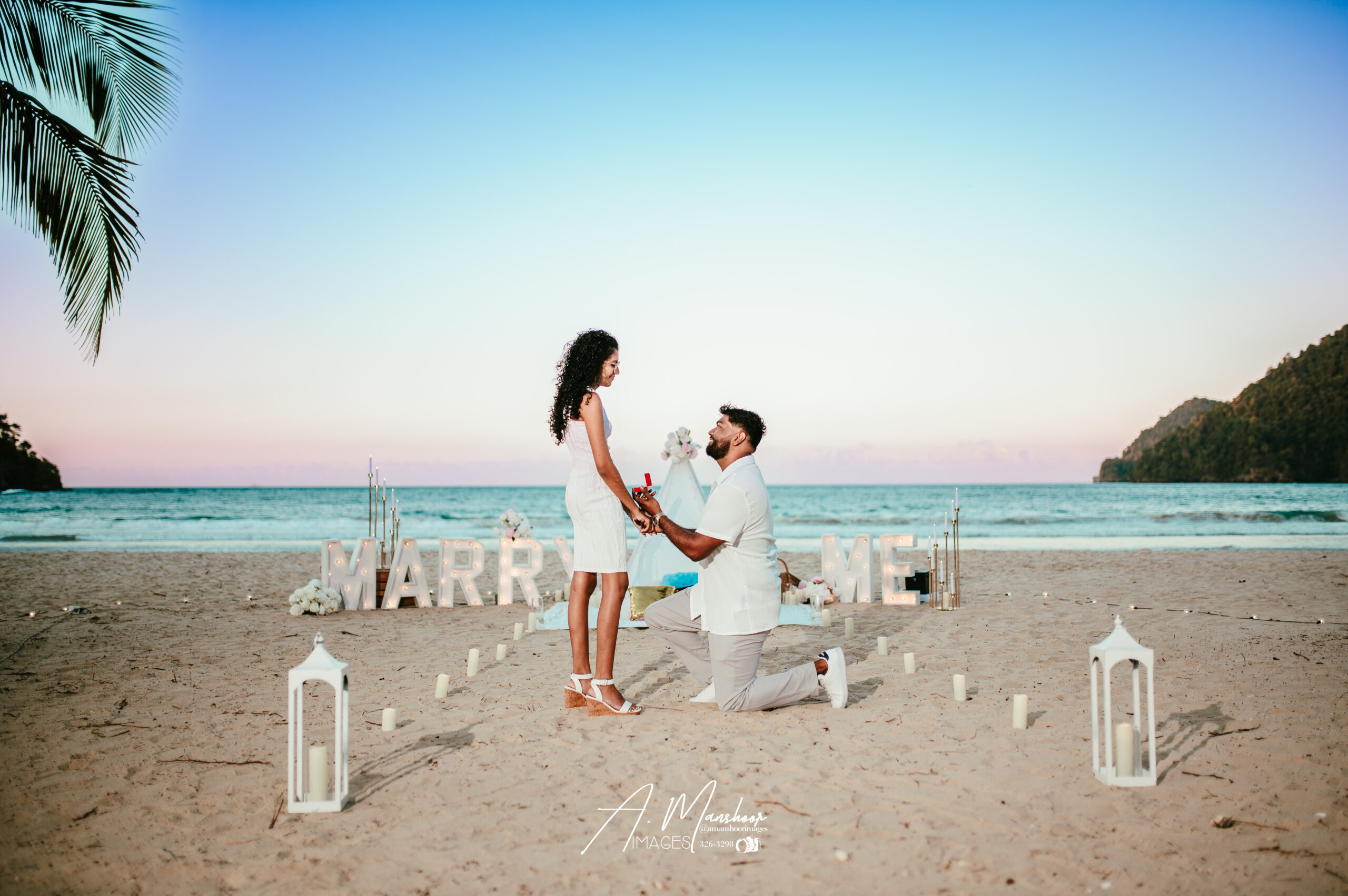 Marry Me Letter Proposal at Maracas