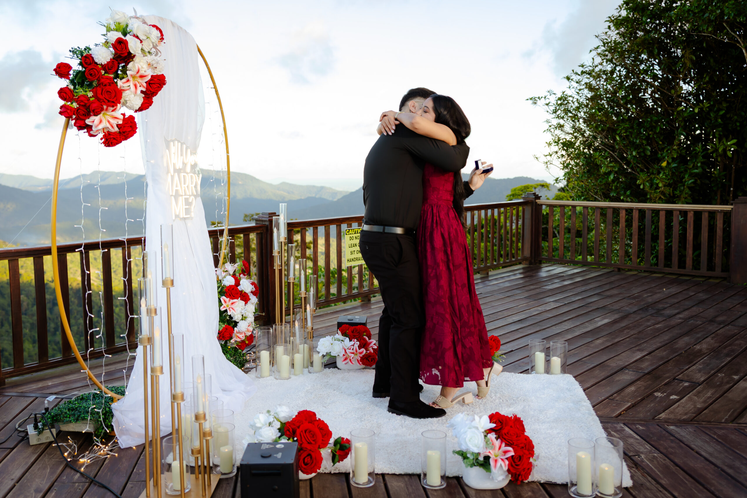 Proposal photographer Arun Suedath Picnic-Perfect Proposal at La Vigie Paramin